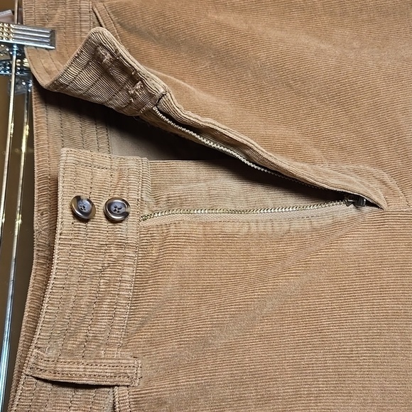 Faherty Wide Leg Pants in Brown - Picture 6 of 16